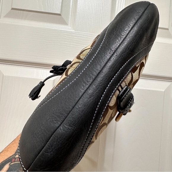 Coach Legacy Perforated Leather Signature Canvas Hobo Vintage Y2K - Picture 11 of 15